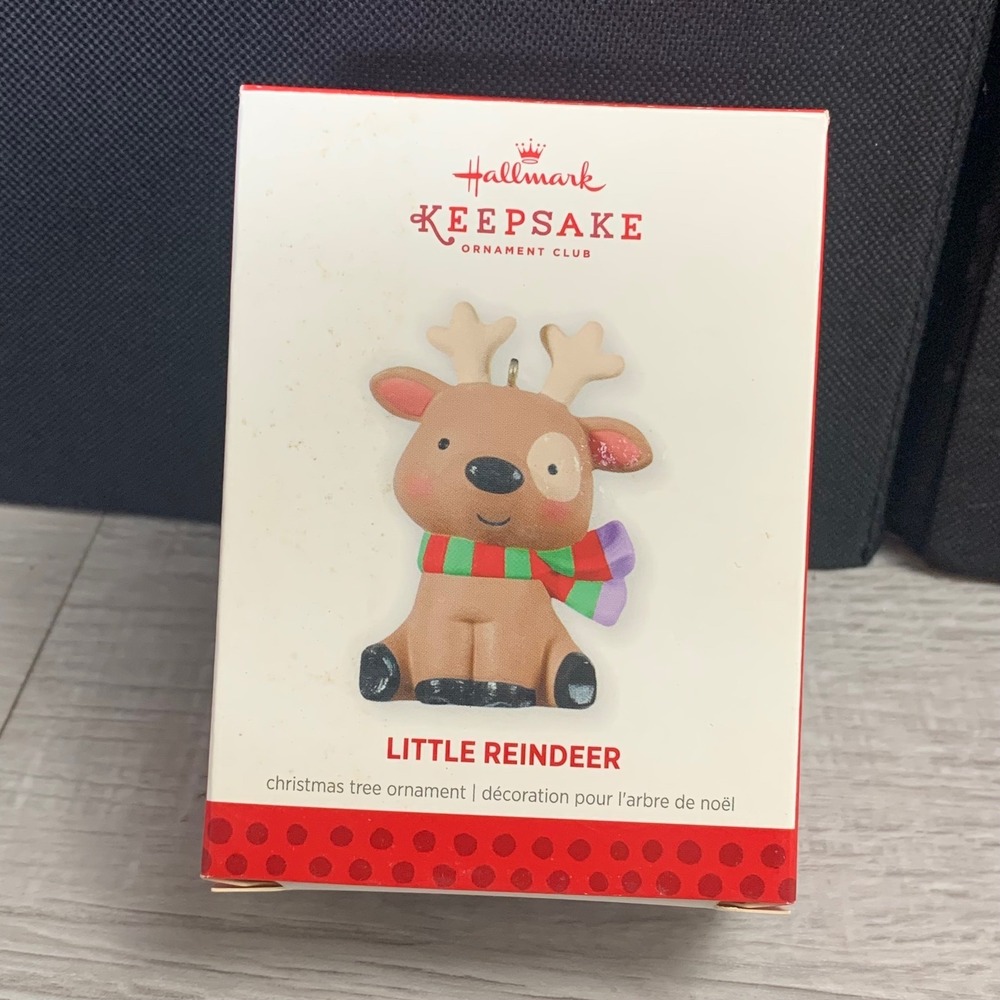 Hallmark Keepsake Little Reindeer 2013 Christmas Ornament Tammy Haddix LPR3345